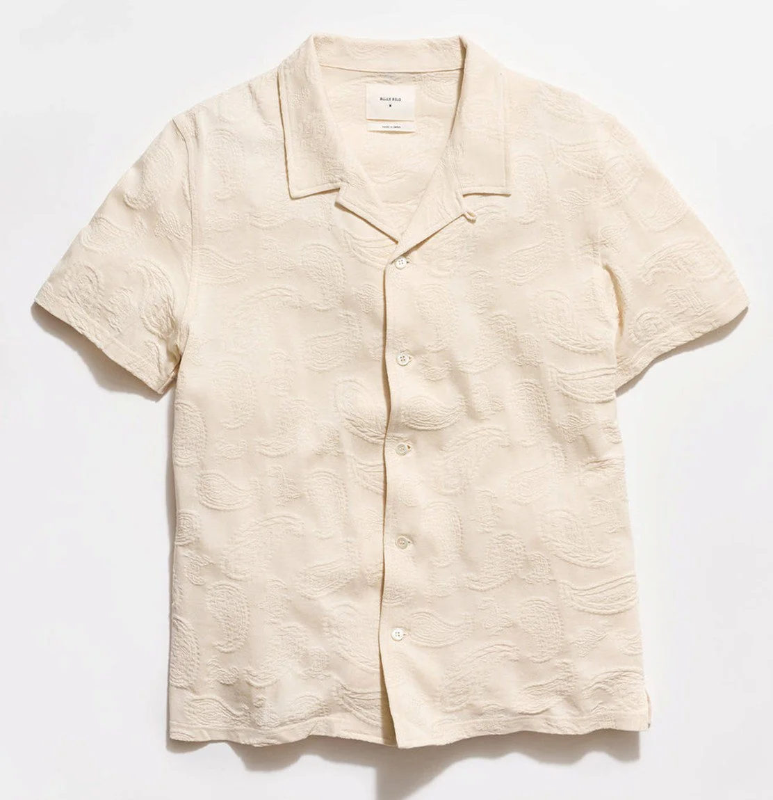 SS Numajiri Beach Shirt in Tinted White $328