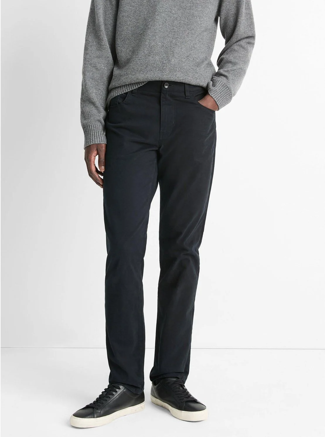 Dylan 5 Pocket Stretch-Cotton Pant in Black $198