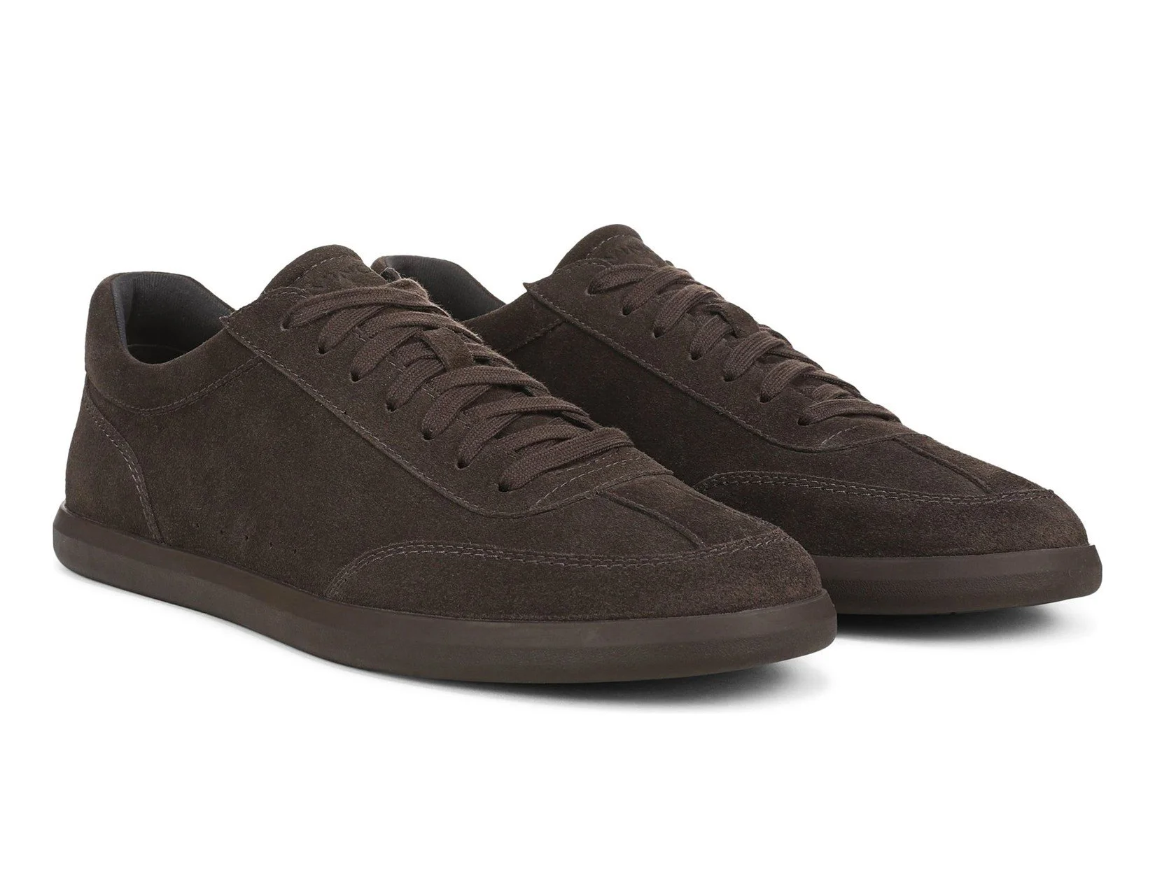 Cove Lace-Up Suede Sneaker in Cocoa Brown $250