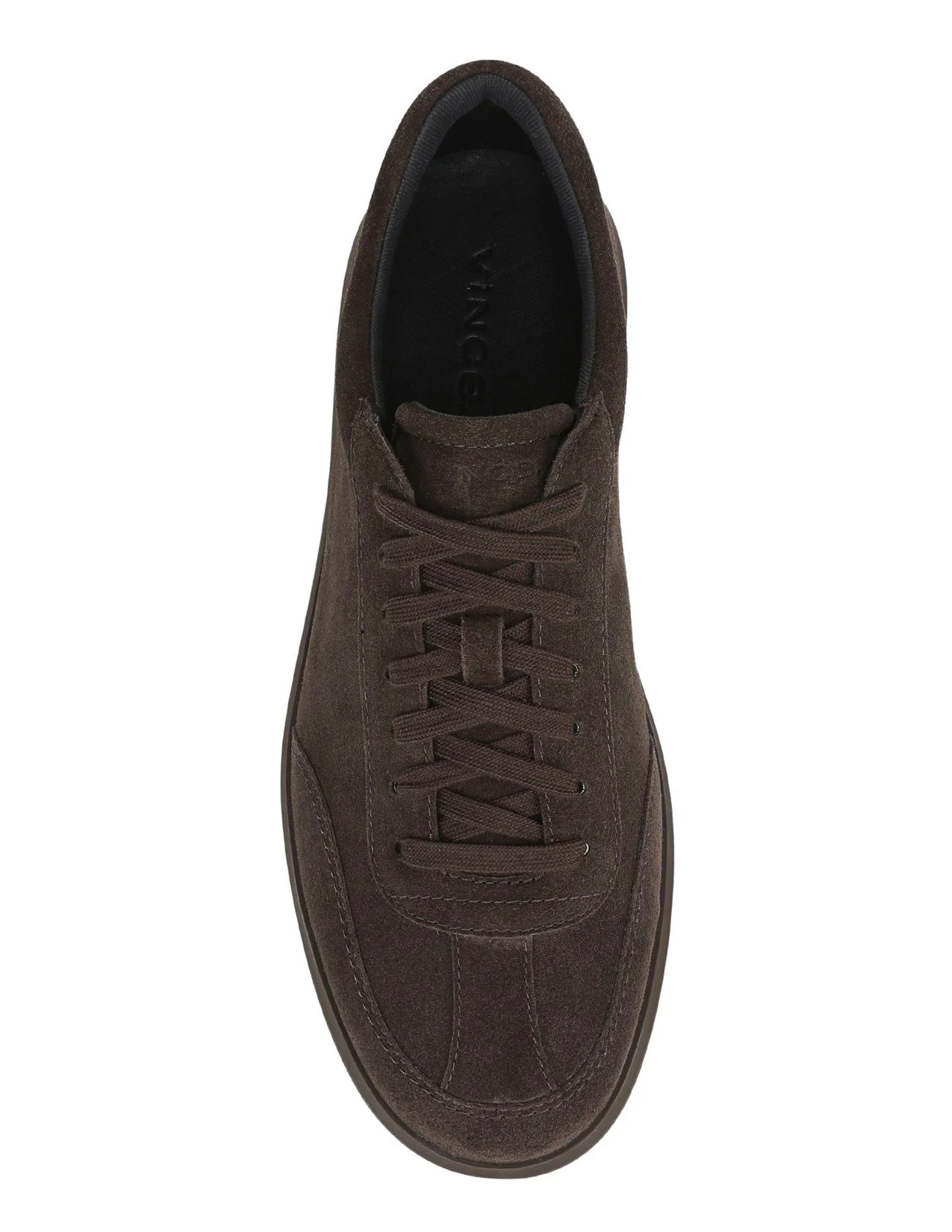 Cove Lace-Up Suede Sneaker in Cocoa Brown $250
