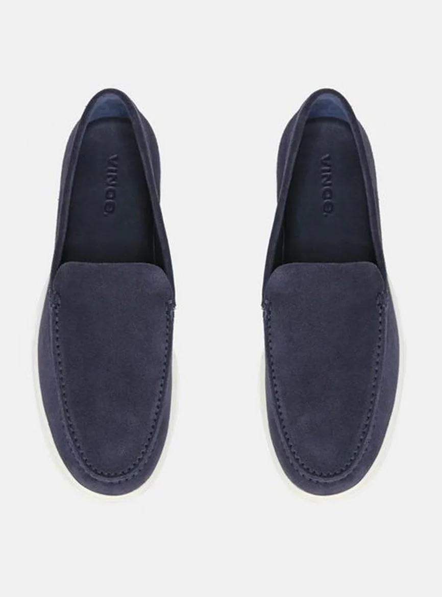 Sonoma Suede Loafer in Coastal Blue $225