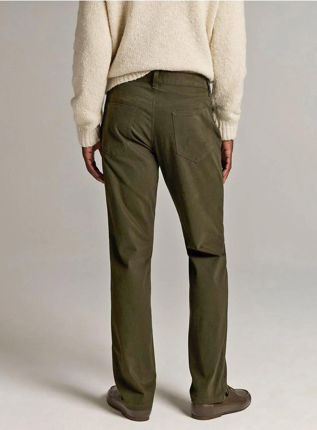 Dylan 5 Pocket Stretch-Cotton Pant in Midnight Garden Green $198