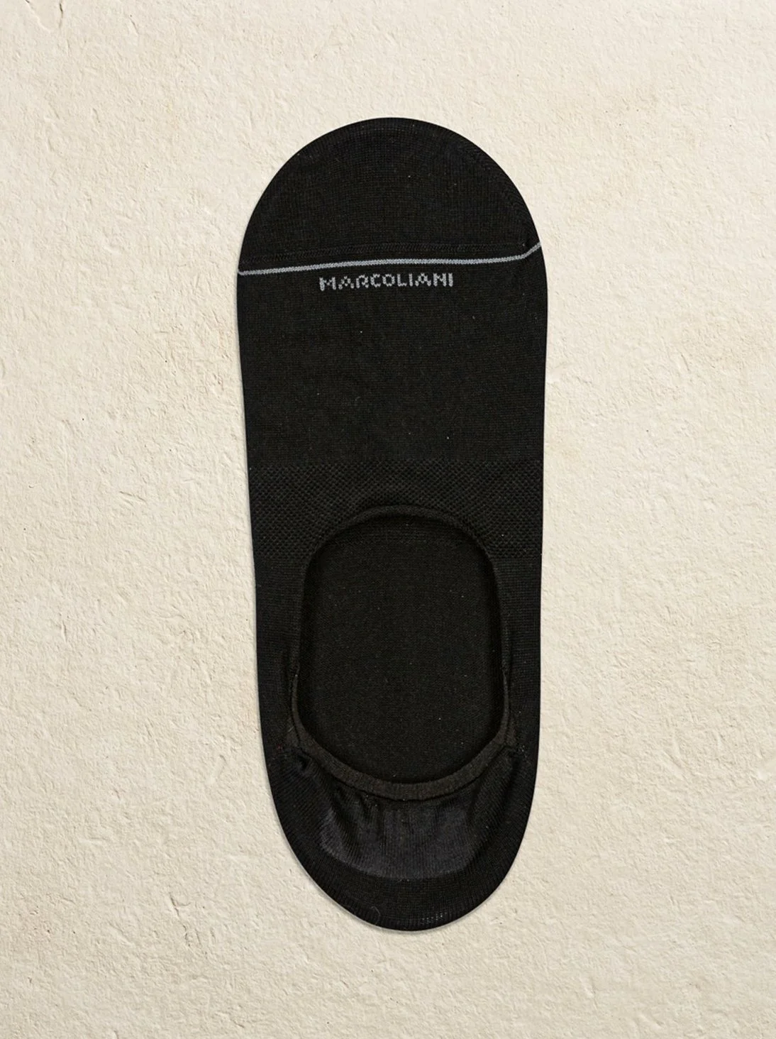 No-Show Sock in Solid Black $23