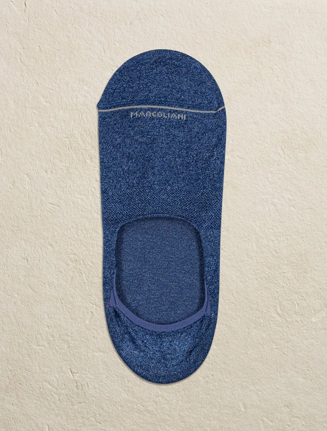 No-Show Sock in Solid Nautic Marl $23