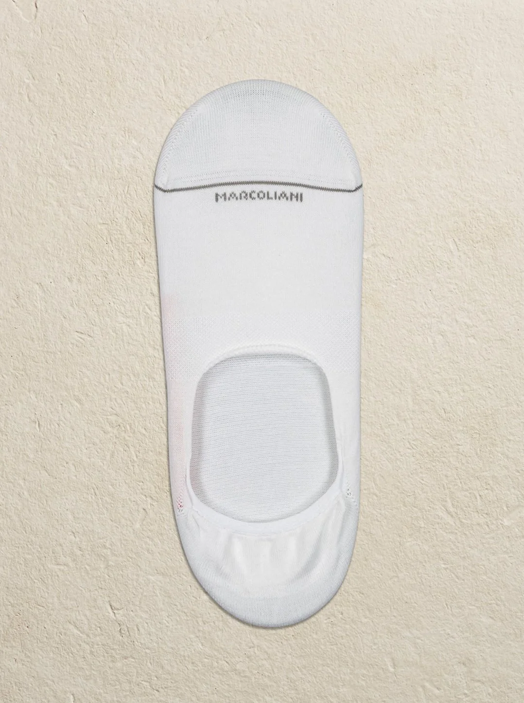 No-Show Sock in Solid White $23