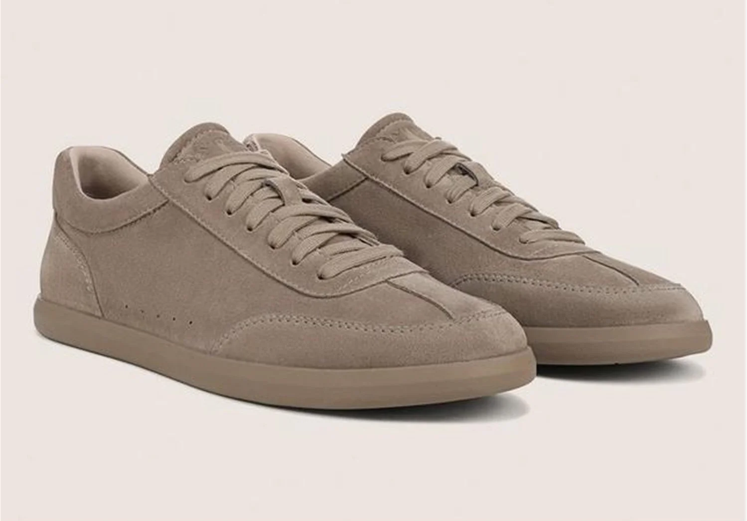 Cove Lace-Up Suede Sneaker in Flint $250