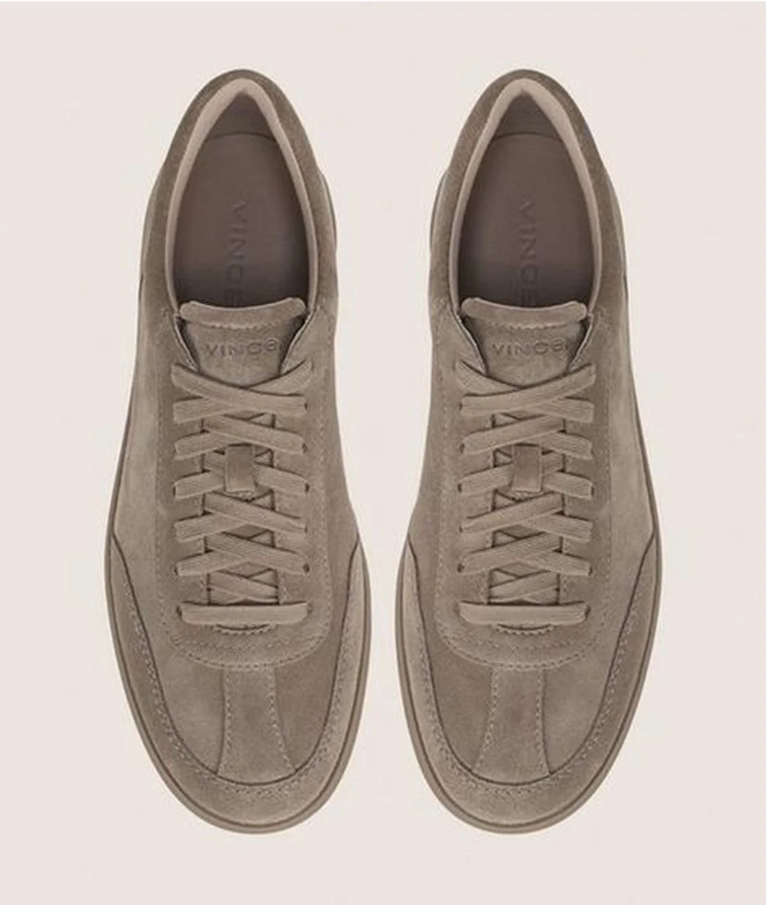 Cove Lace-Up Suede Sneaker in Flint $250