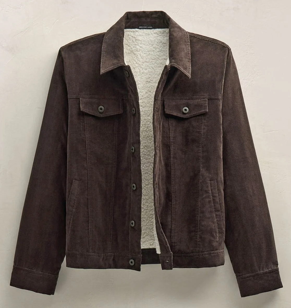 Lined Corduroy Trucker Jacket in Kona $595