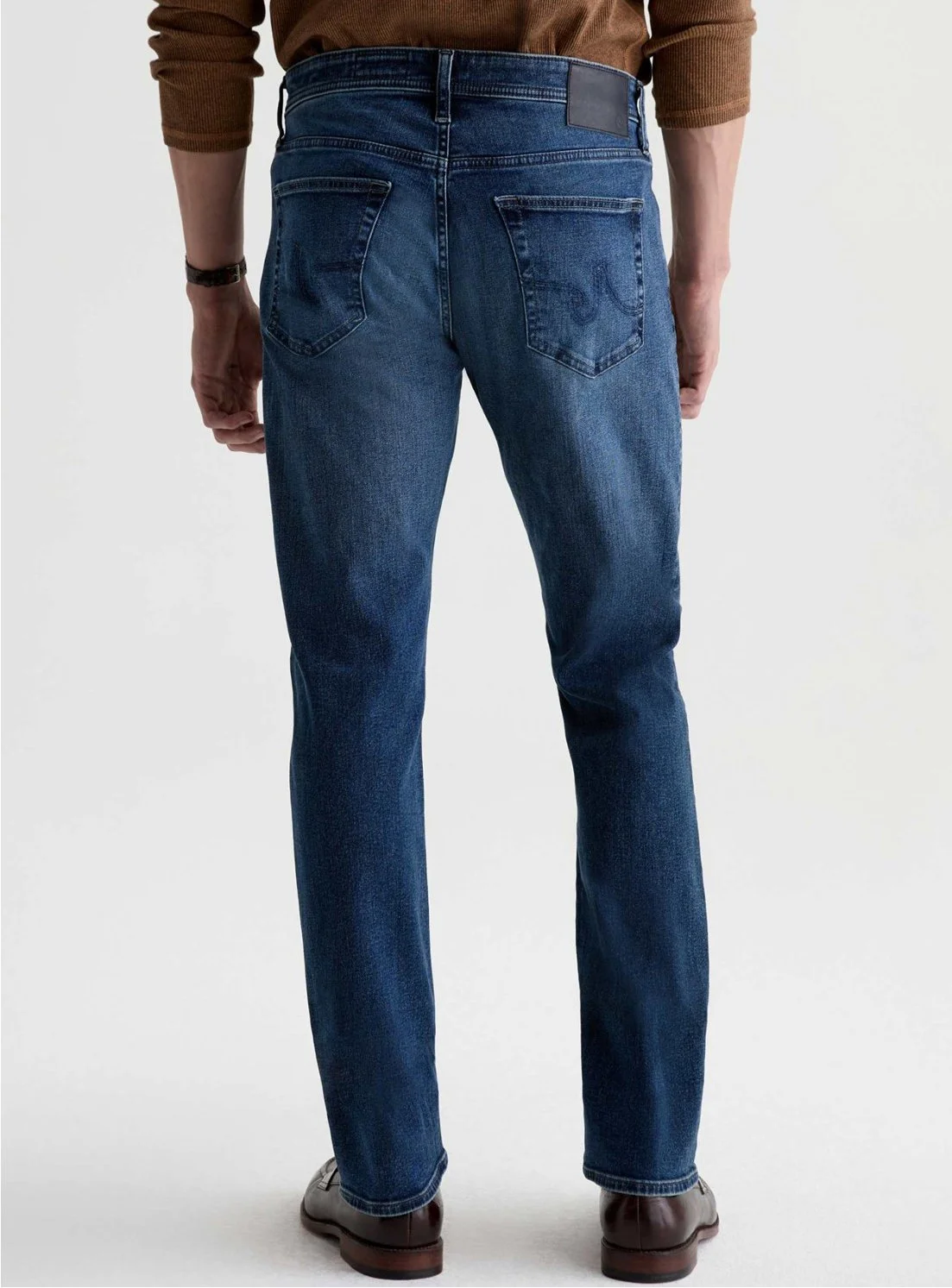 Tellis Jean in Comfort Stretch Denim in the Turntable Wash $235