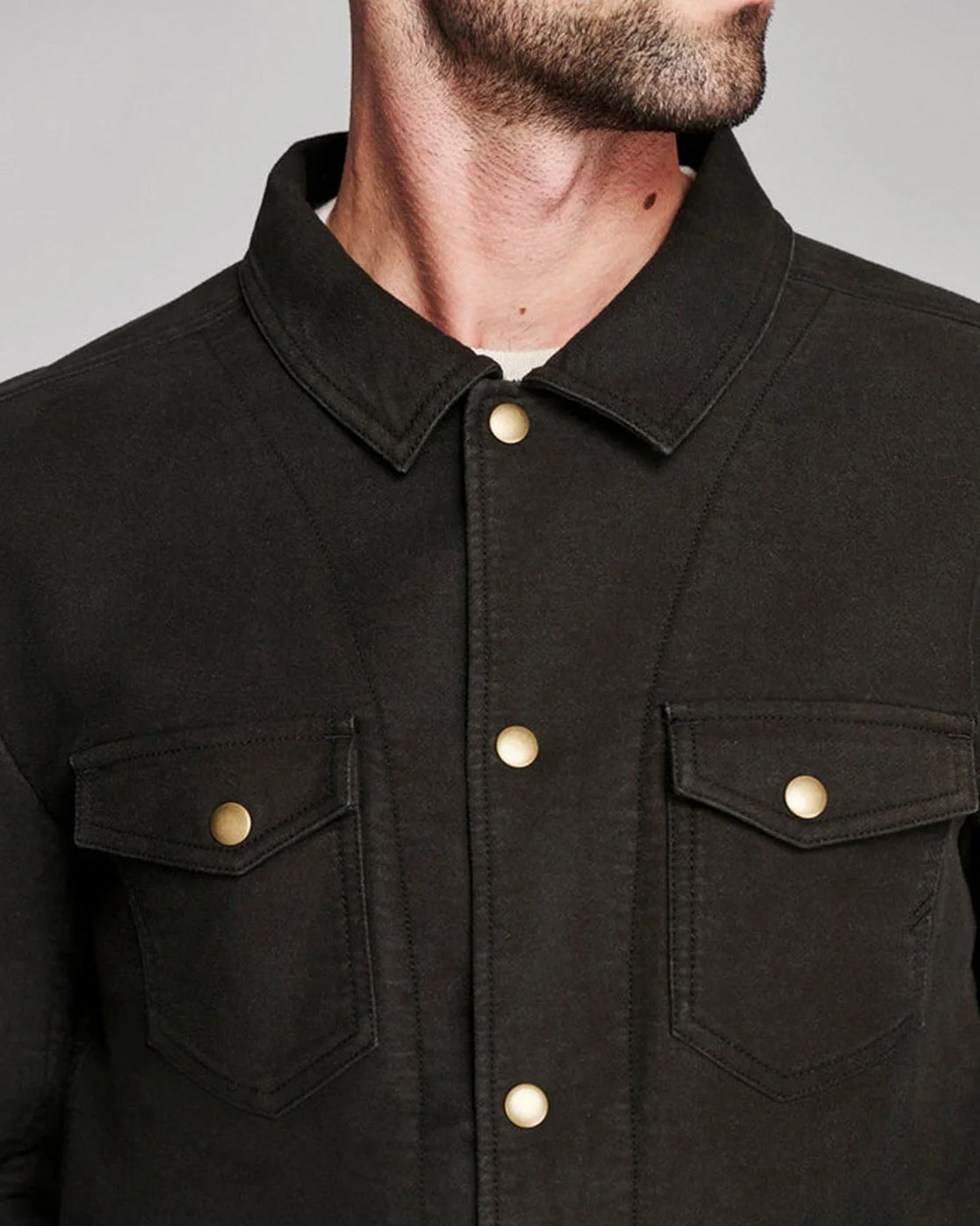 Moleskin Cotton Woodsman Jacket in Rosin Green $348