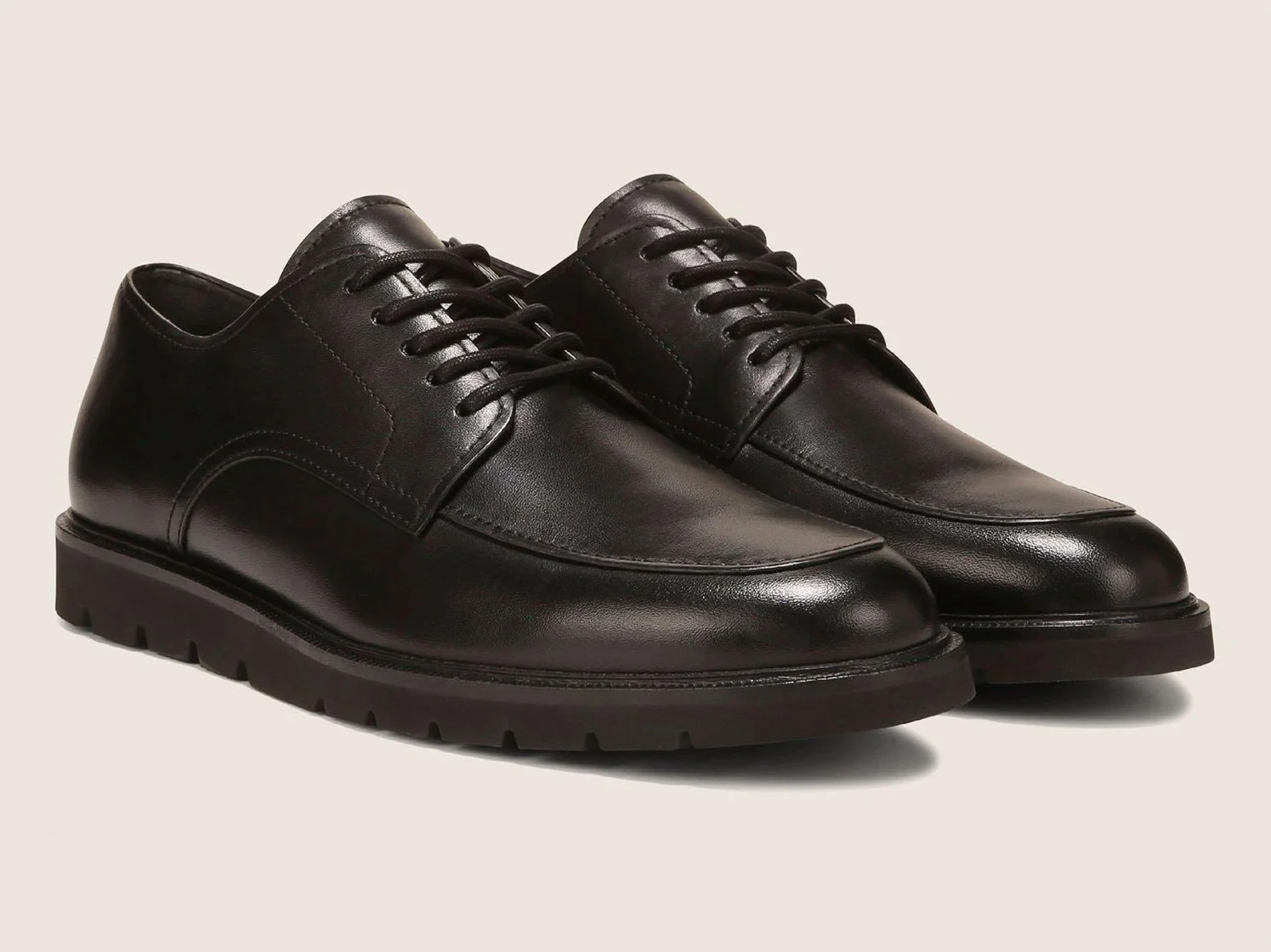 Kylan Leather Lace up in Black $298