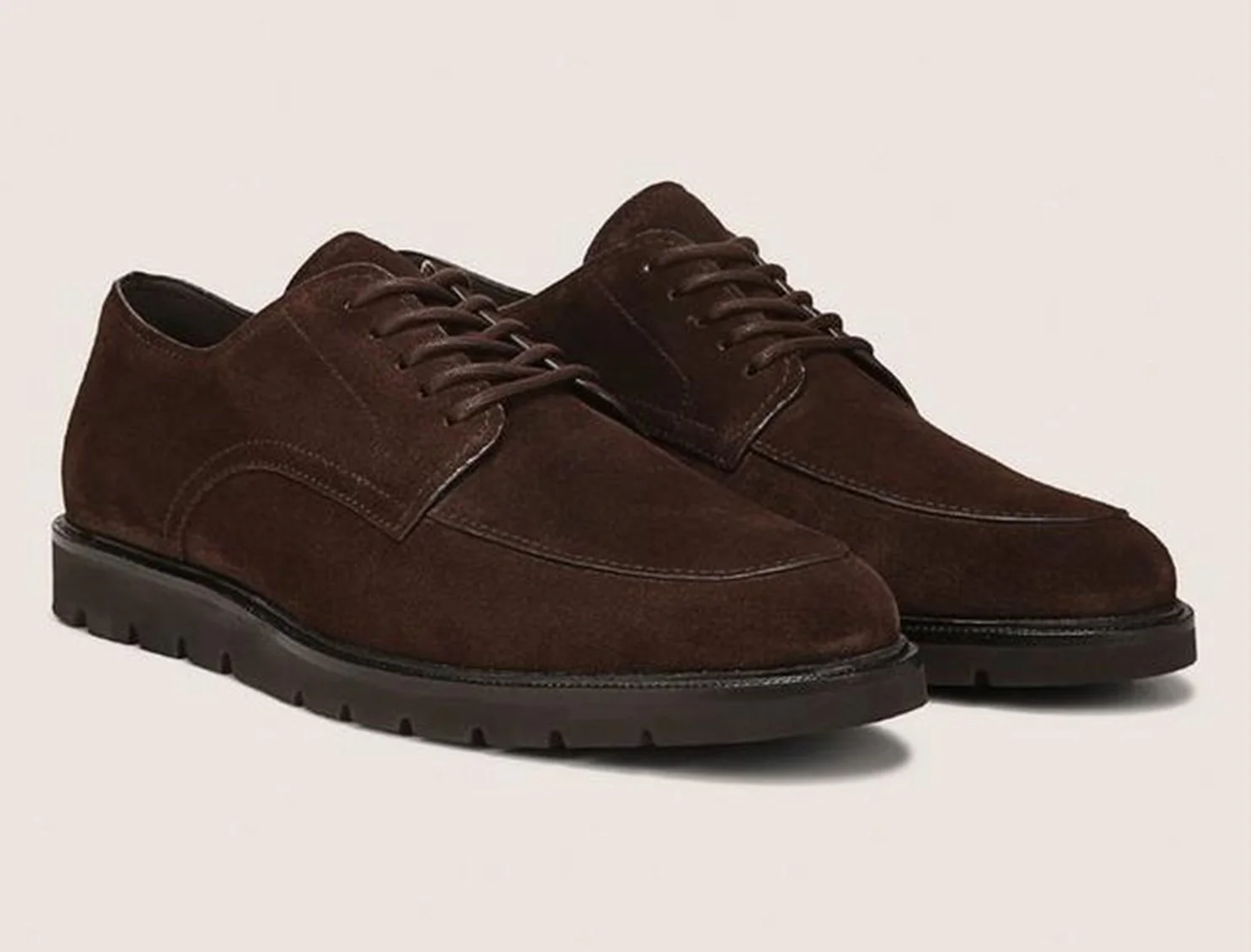 Kylan Suede Lace up in Cocoa Brown $298