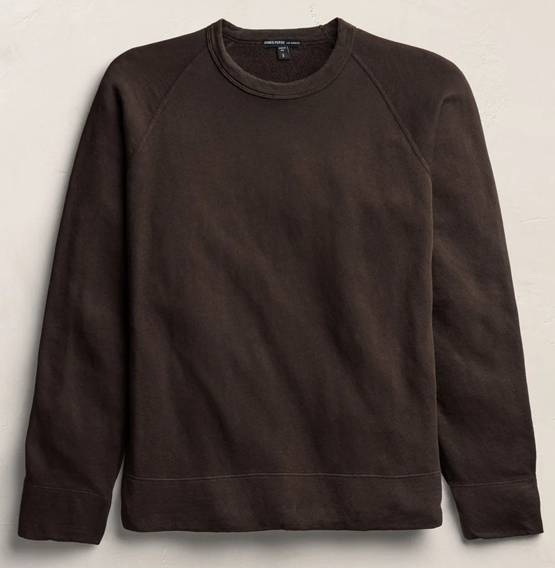 Vintage French Terry Sweatshirt in Bark Pigment $175