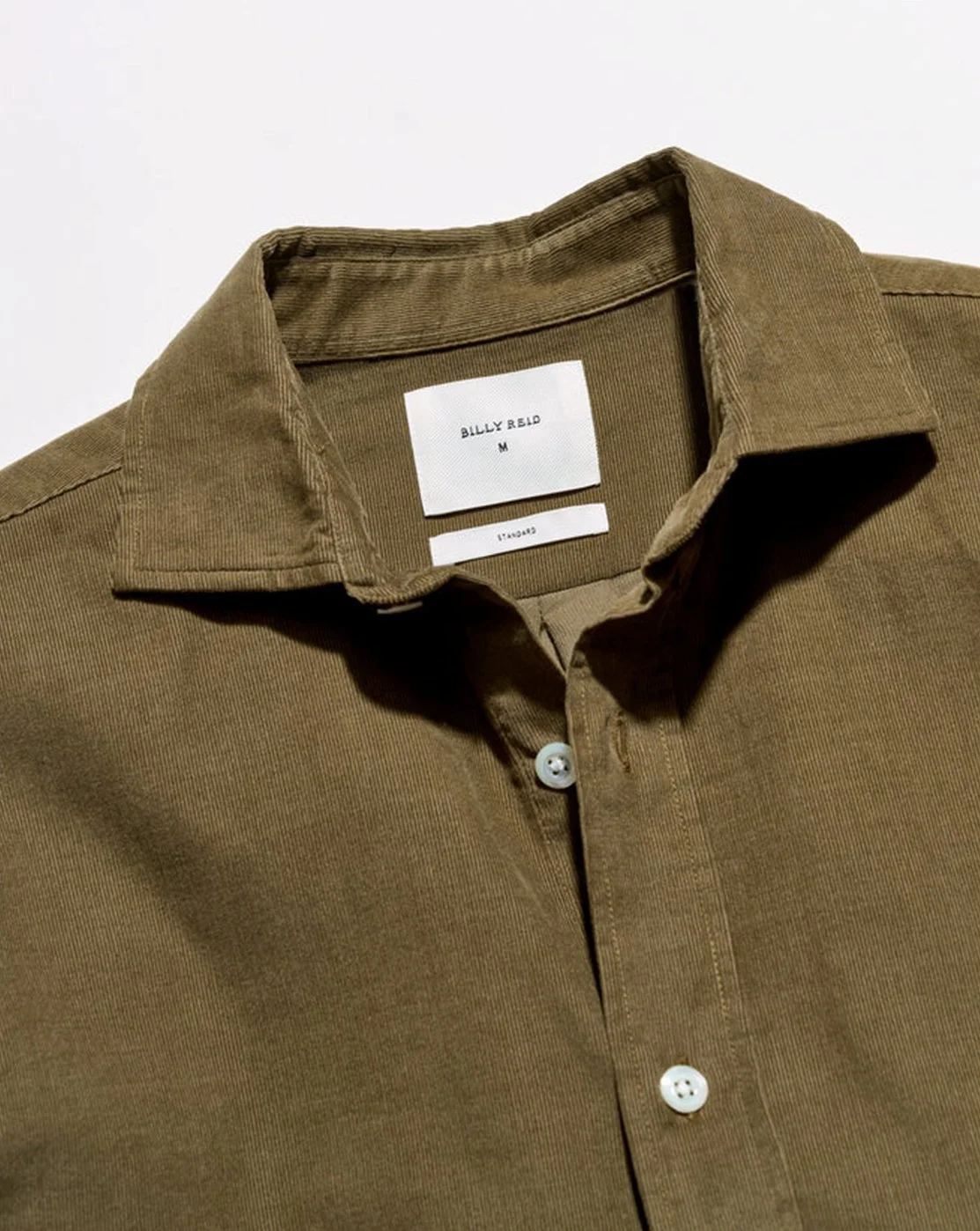 Featherweight Corduroy Cedar Shirt in Olive $228