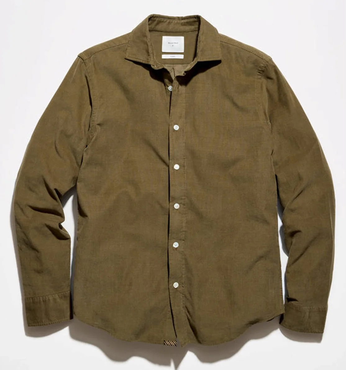 Featherweight Corduroy Cedar Shirt in Olive $228