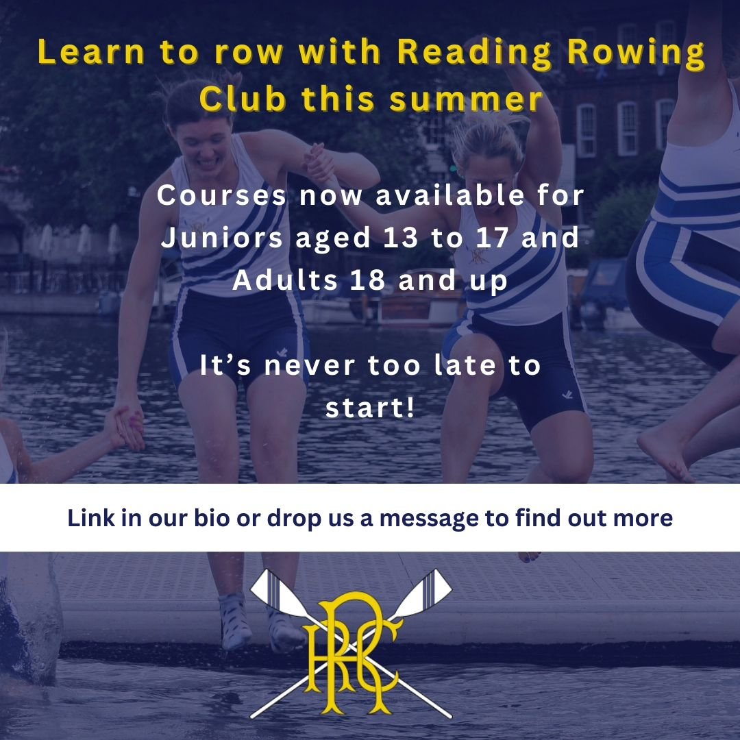 Our learn to row courses are now live on our website. We have junior courses running in August and adult courses running throughout June, July and August. Inquire now so you don't miss out!

#rowing #learn2row #readingtown