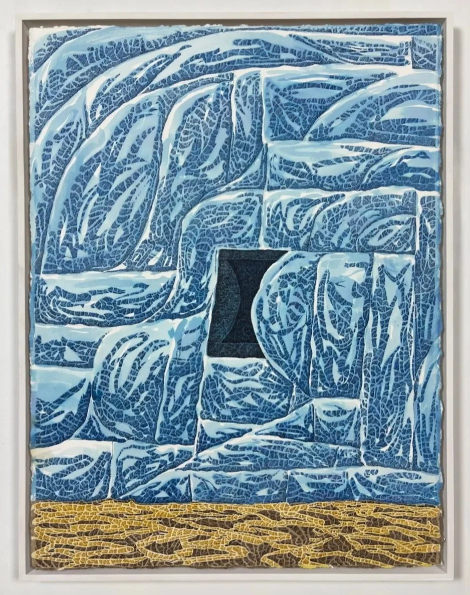 Untitled. 2022

 

 acrylic ink on paper mounted on panel in white floater frame. 24.5” x 31.5” 