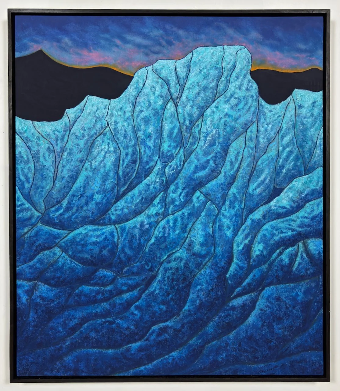 Fountain Formation No 3. 2025
 

 oil and acrylic on linen over panel in ebonized oak floater frame. 31.5" x 36.5"