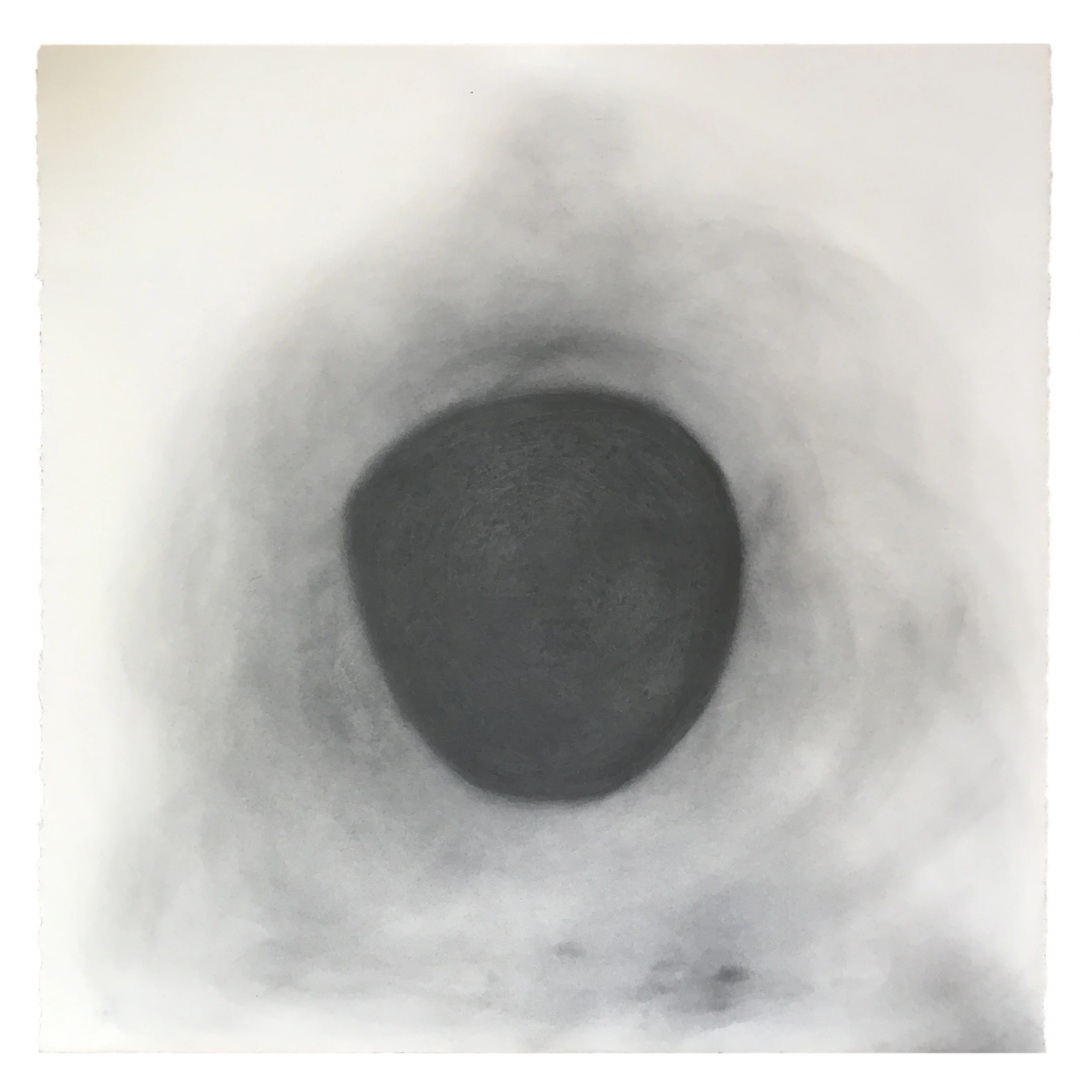 Having Waned , 2018, graphite on paper