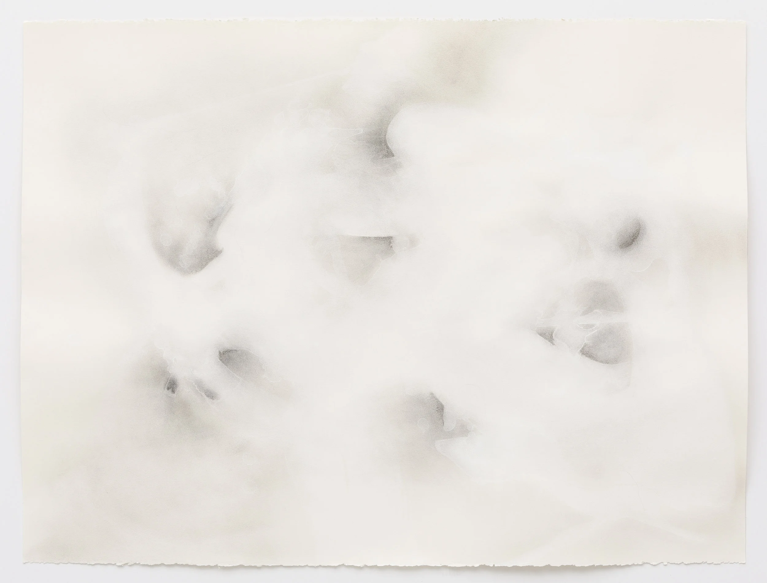 Cloud Bodies , 2018, gouache, graphite on paper; photo by Dan Kvitka