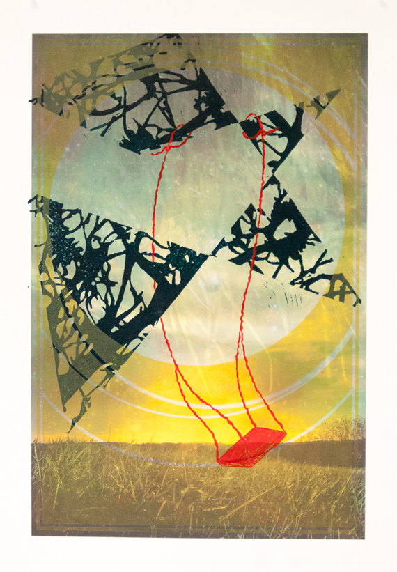 She Flew, 20x15 inches, 2014.