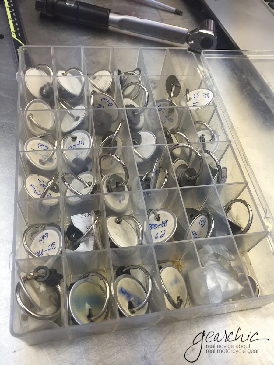 What appears to be a box full of keychains is really the secret to suspension magic. But that's all I know. 
