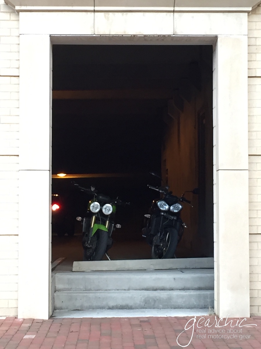 Easy parking at the hotel in their garage. I just love how these two look side by side. 