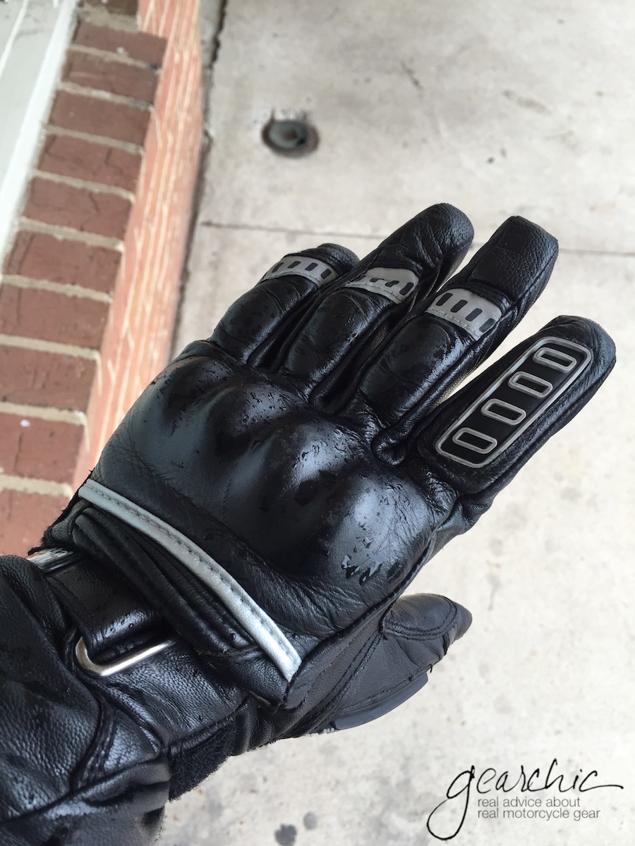 Rukka Apollo GTX Gloves . Every time I buy a new pair of gloves, I'm always worried they're too tight. But then they break in and voila! A perfect fit.
