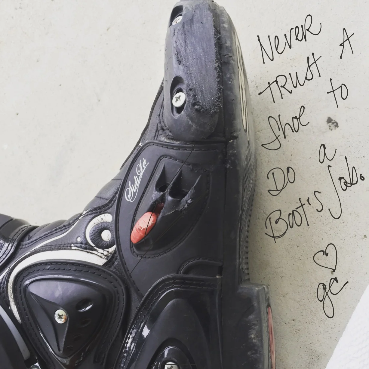 New Time: Monday's LiveStream about Motorcycle Boots