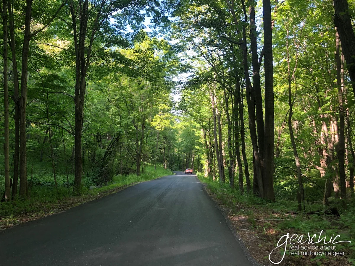 One of the many well paved roads I found in WVA.