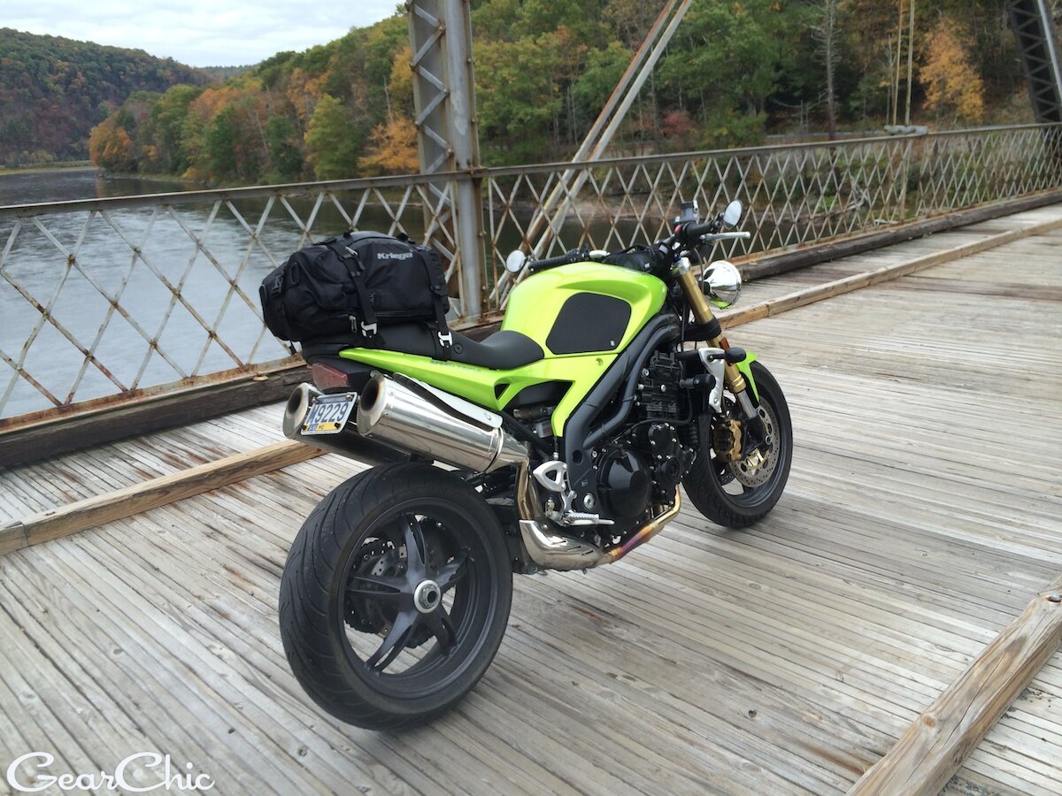 Riding the Speed Triple in Port Jervis