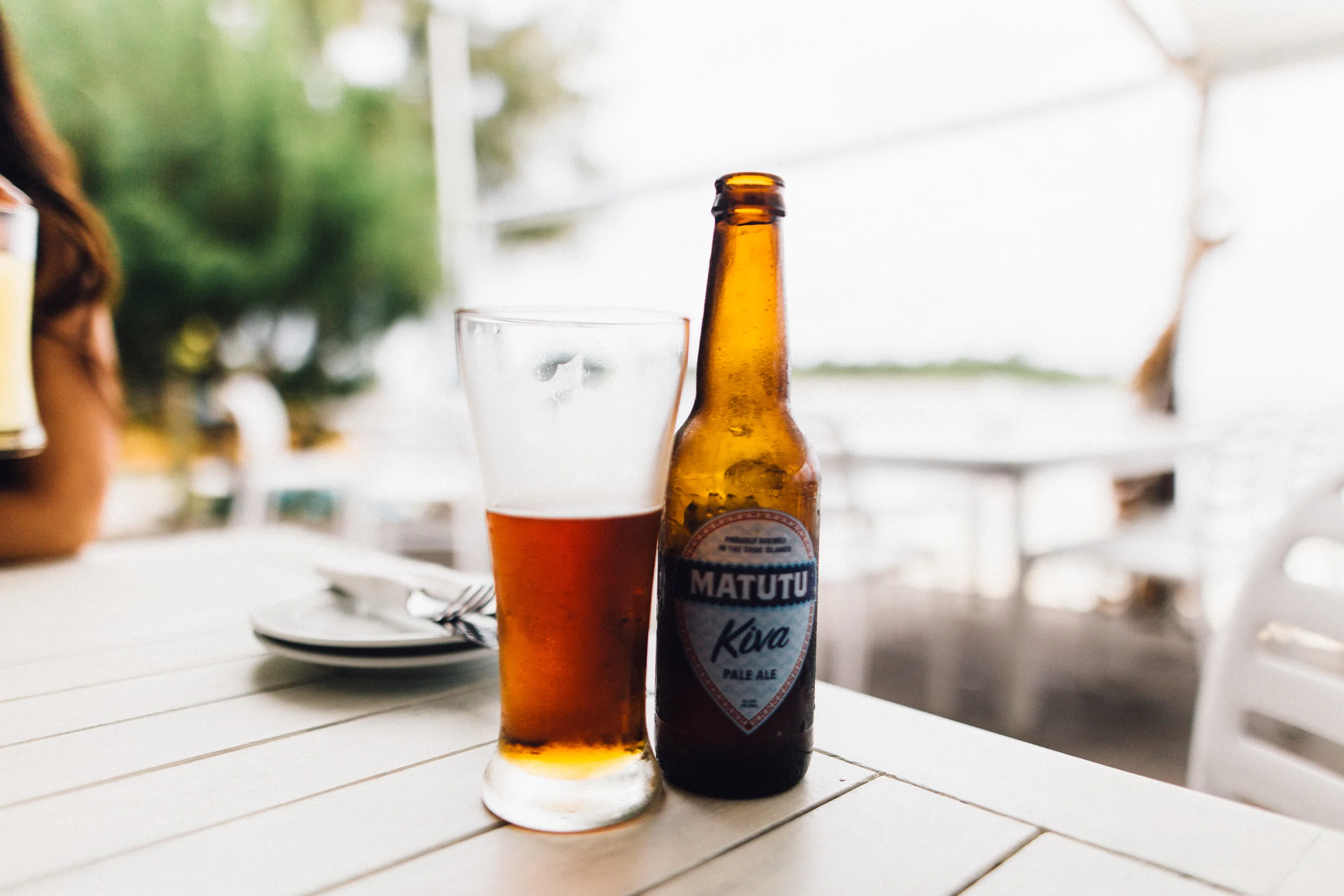 Refreshing and light, but really only a little bit better than a Bud Light.