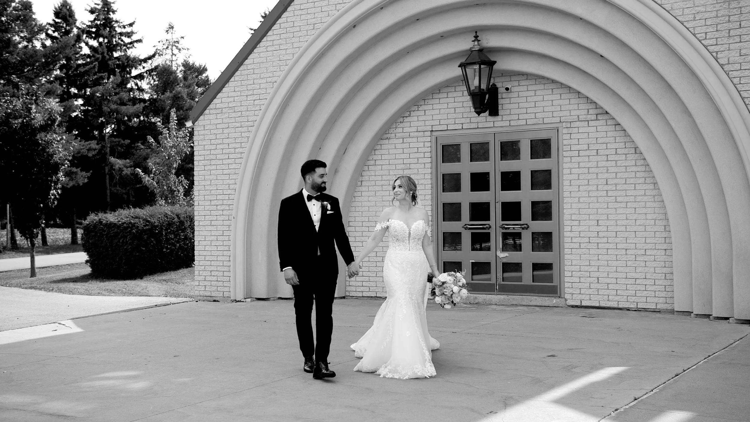 Queen of Peace Church Wedding Film in Norval, Ontario