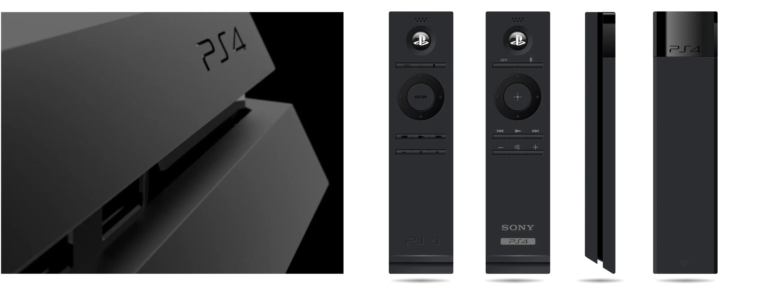 Sony remote in the Cannonball PS4 Gray. Thin hard cap keys.