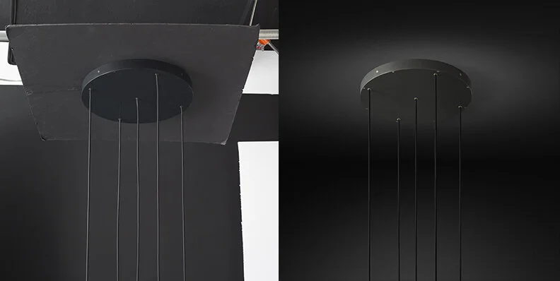 Taking new Photography and adding new cloth covered straight cables. Color Corrected to match Product Line and RH’s “Modern” background.