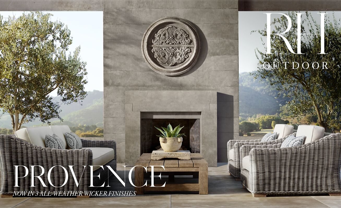 PROVENCE SPREAD used for Restoration Hardware Newsletter that is emailed to Clientele.