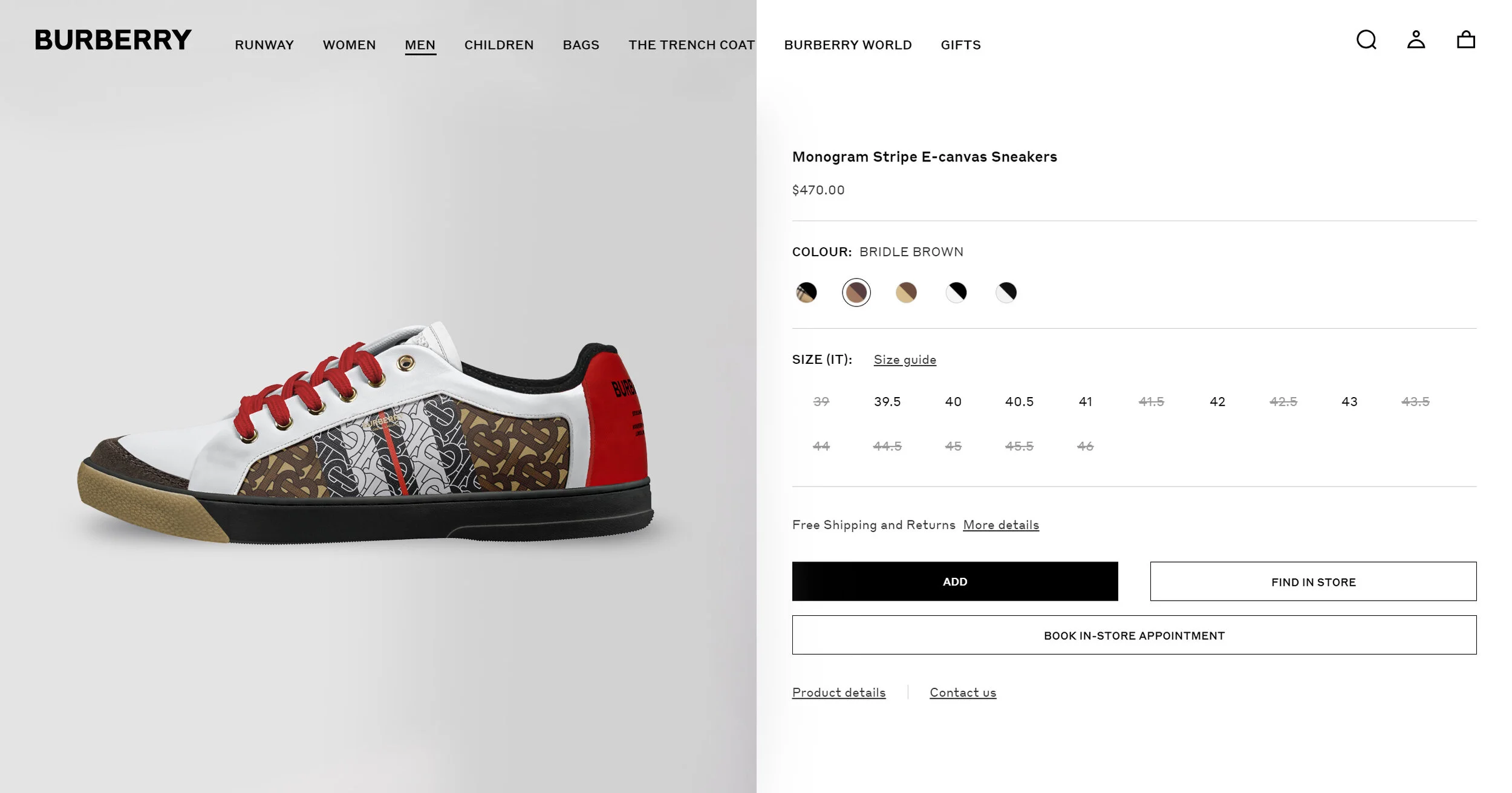 Mock up Sneaker Product page