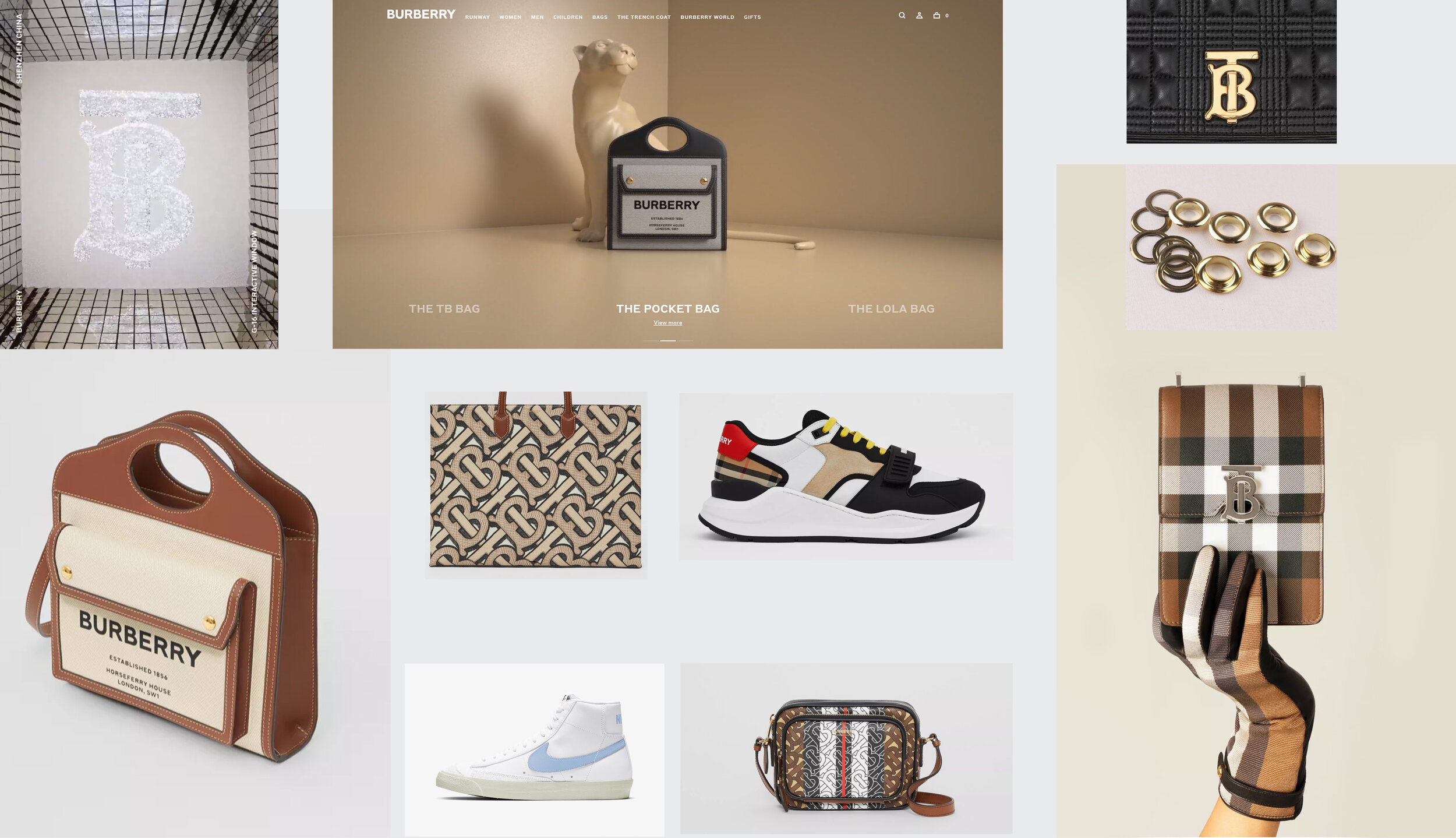 All assets here were used to create/design and support the Burberry Monogram Sneakers above.