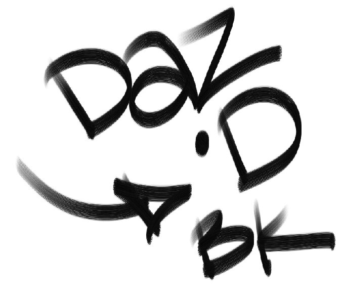Tags created with Painter and a Wacom Tablet to simulate fat Marker brush tip.