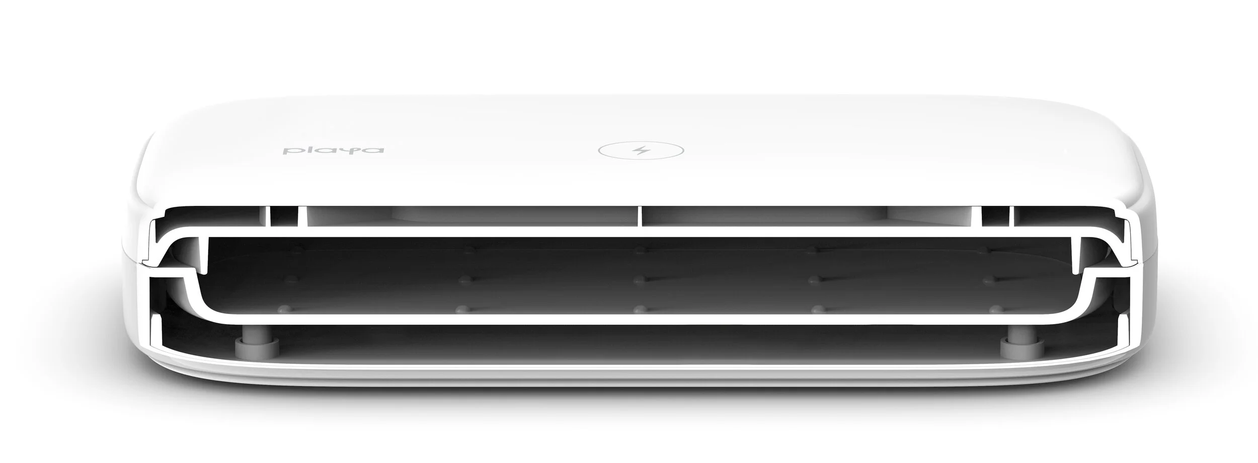 Section version was Rendered and then composited onto original Front view. This enabled the use of the better and original shadows.
