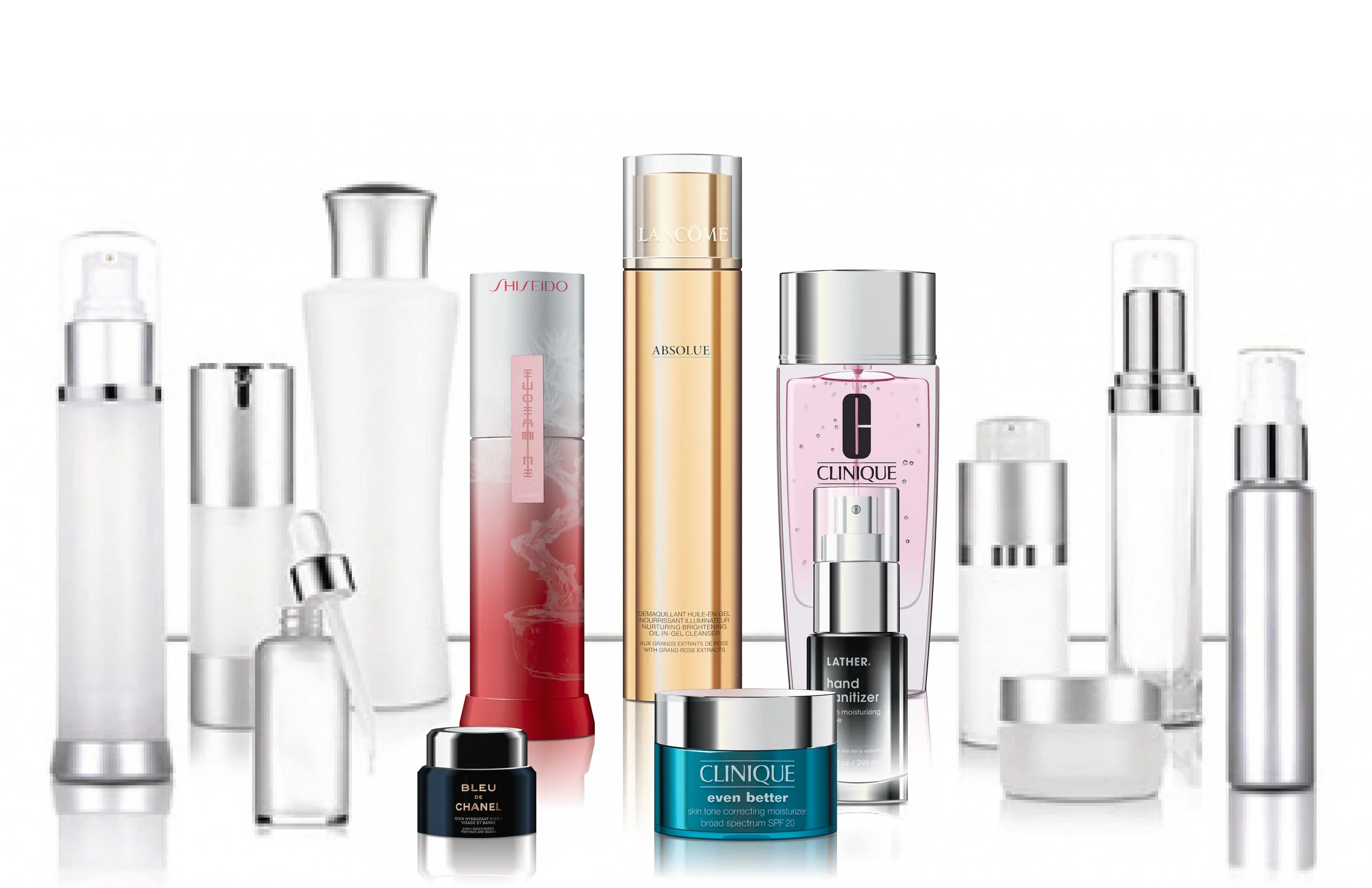 Final : Products Created in Illustrator and Retouched in Photoshop