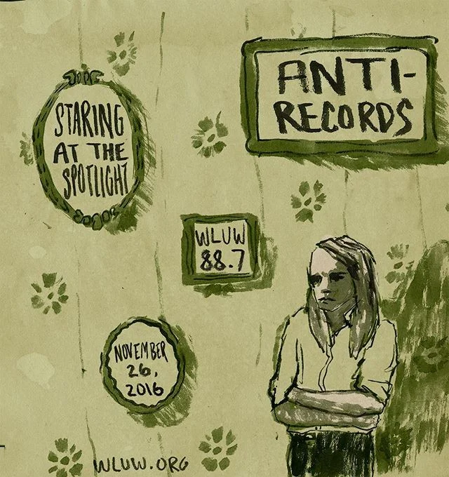 In between being sick and work(and being sick again) I busted out a quickie for tonight's Staring At The Spotlight. This week, @statboyben will gingerly guide you through @antirecords catalogue, featuring @andyshauf. LISTEN IN AT 10 #antirecords #and