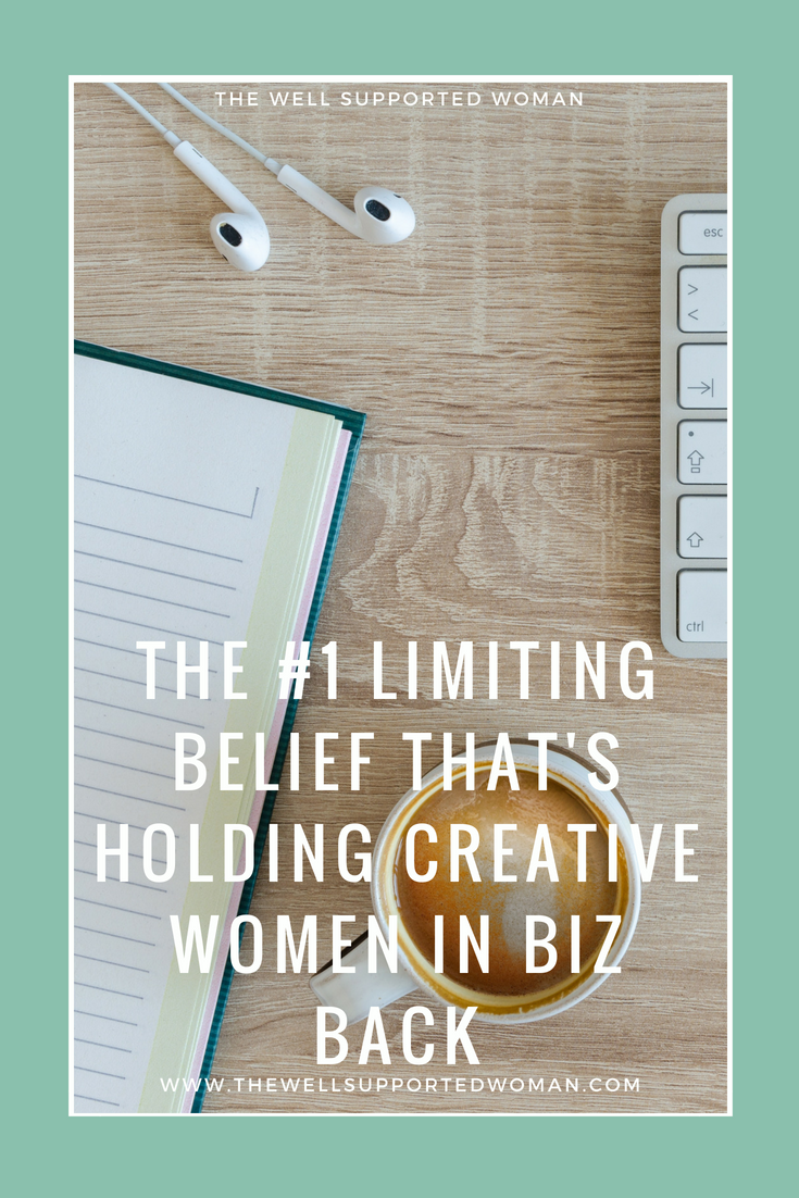 Laura Weldy, Life coach and leadership mentor for creative business owners, breaks down the most common limiting belief that keeps women in creative business from reaching their next level of success. It's not what you think it is - definitely a mus…