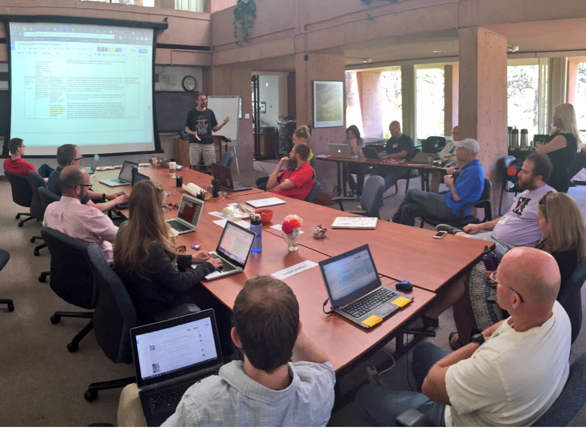 HS Evolution Development Team working on Bend 3