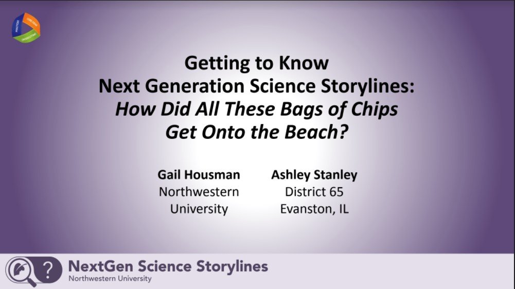 Getting to Know Next Generation Science Storylines: How Did All These Bags of Chips Get Onto the Beach?