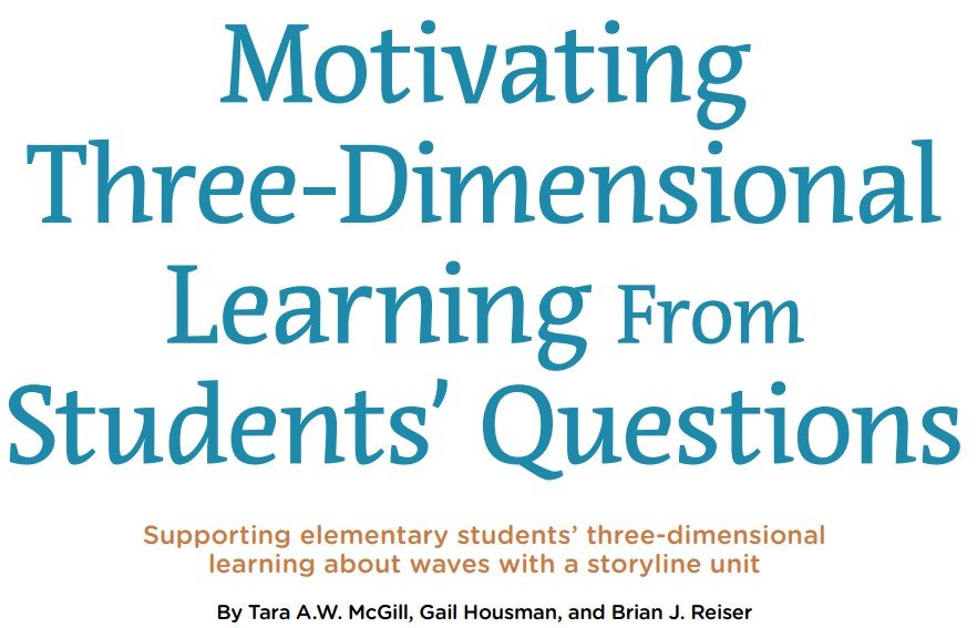 Motivating Three-Dimensional Learning From Students’ Questions