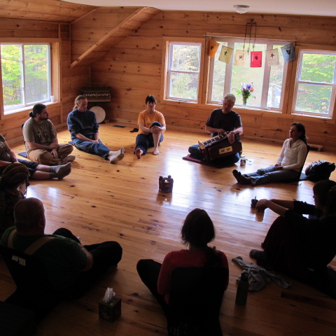 yoga loft in main lodge