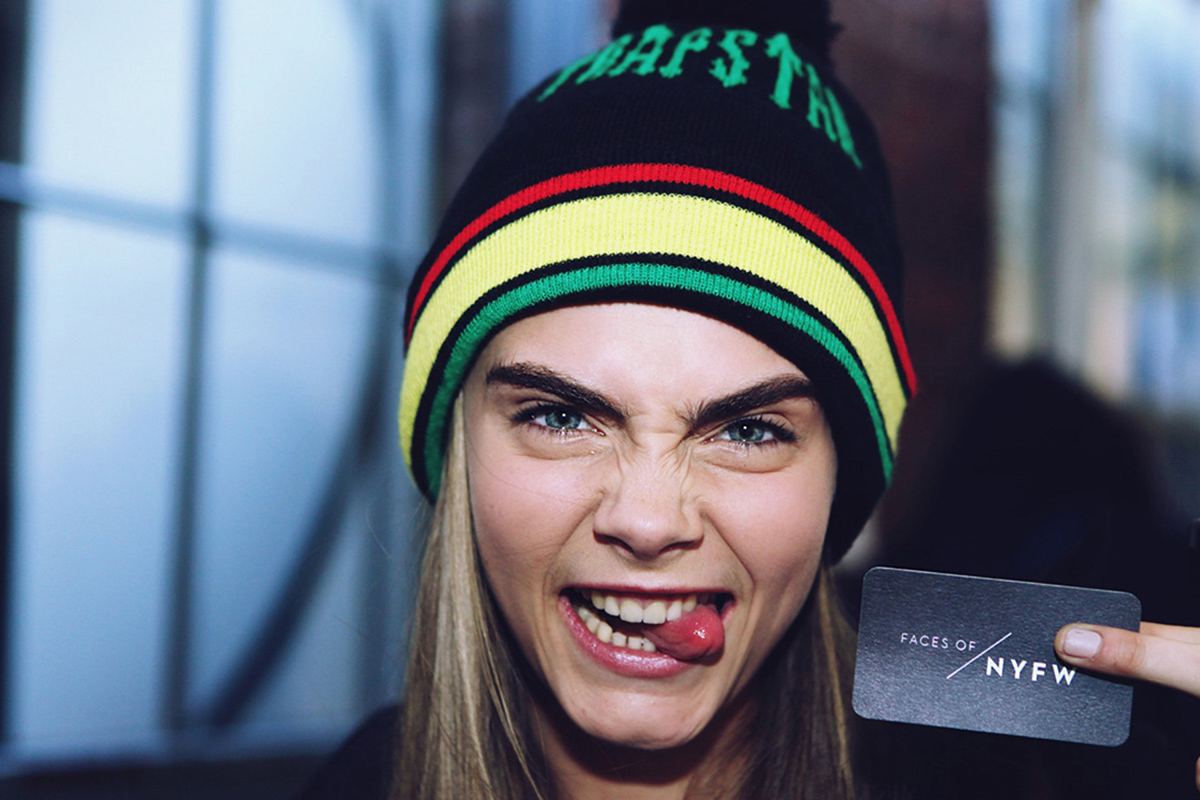 Supermodel Cara Delevingne Image By : Crystal Schreiner