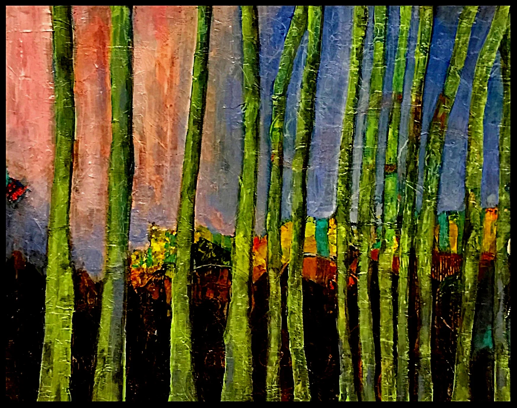PEEKING THROUGH THE TREES