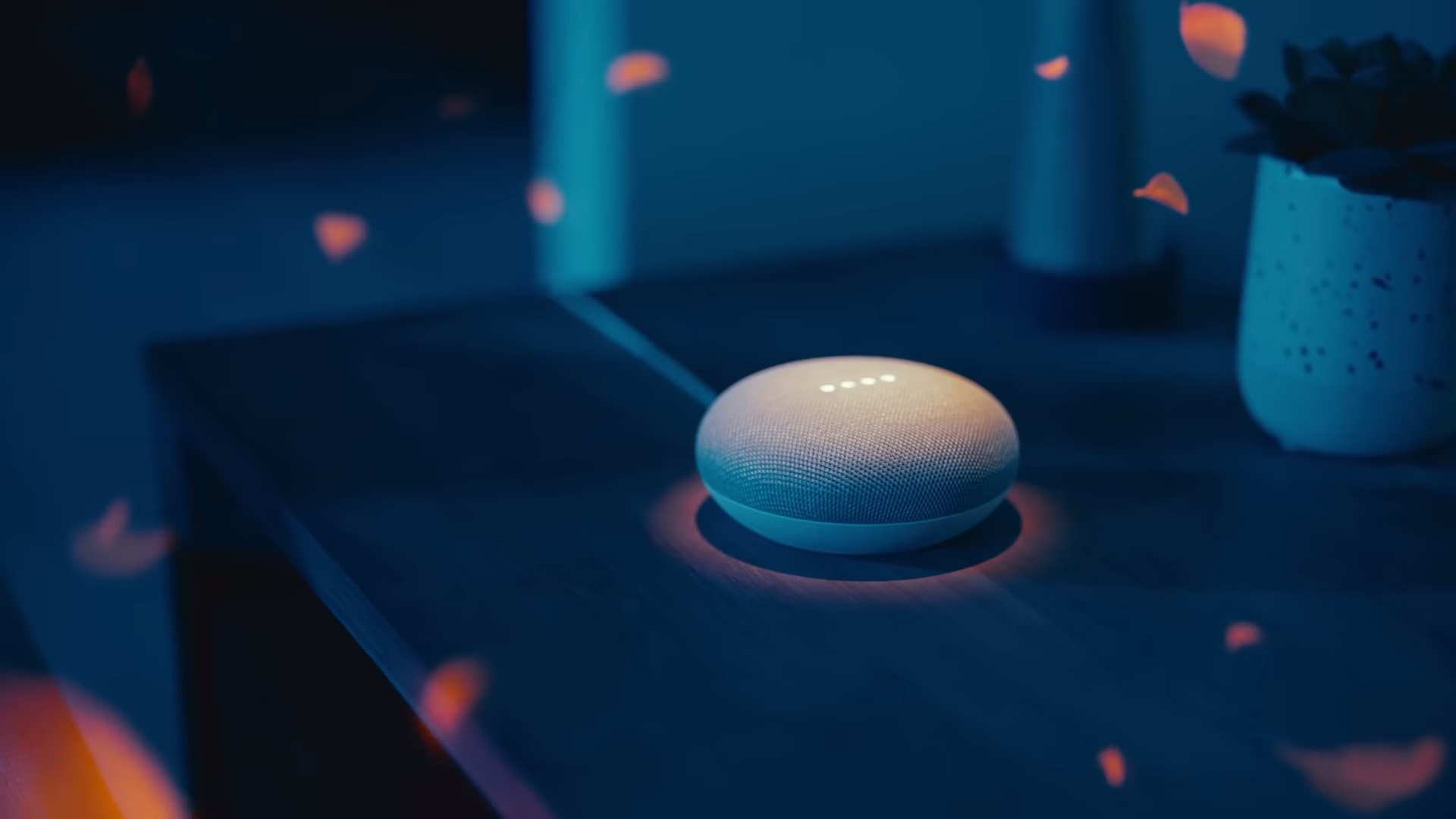 google home mini aqua blue